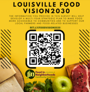 Survey for Food Vision 2030 with QR code